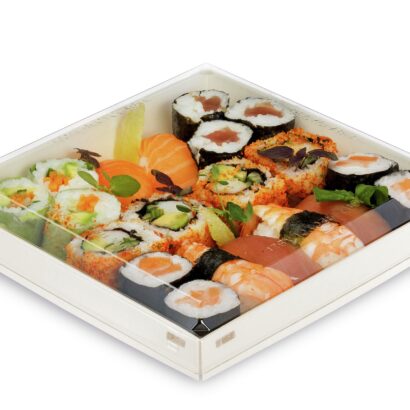 480 barquettes kraft Luxifood 750 ml